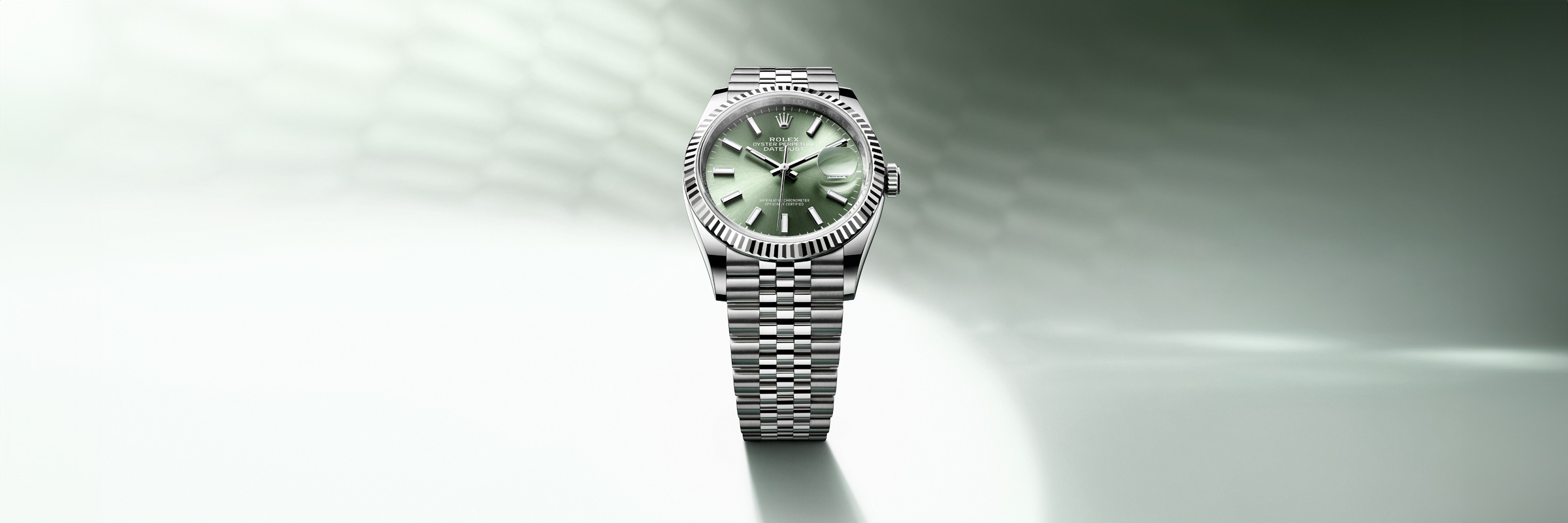 rolex Datejust in White Rolesor - combination of Oystersteel and white gold, M126334-0014 - Globaltimepieces