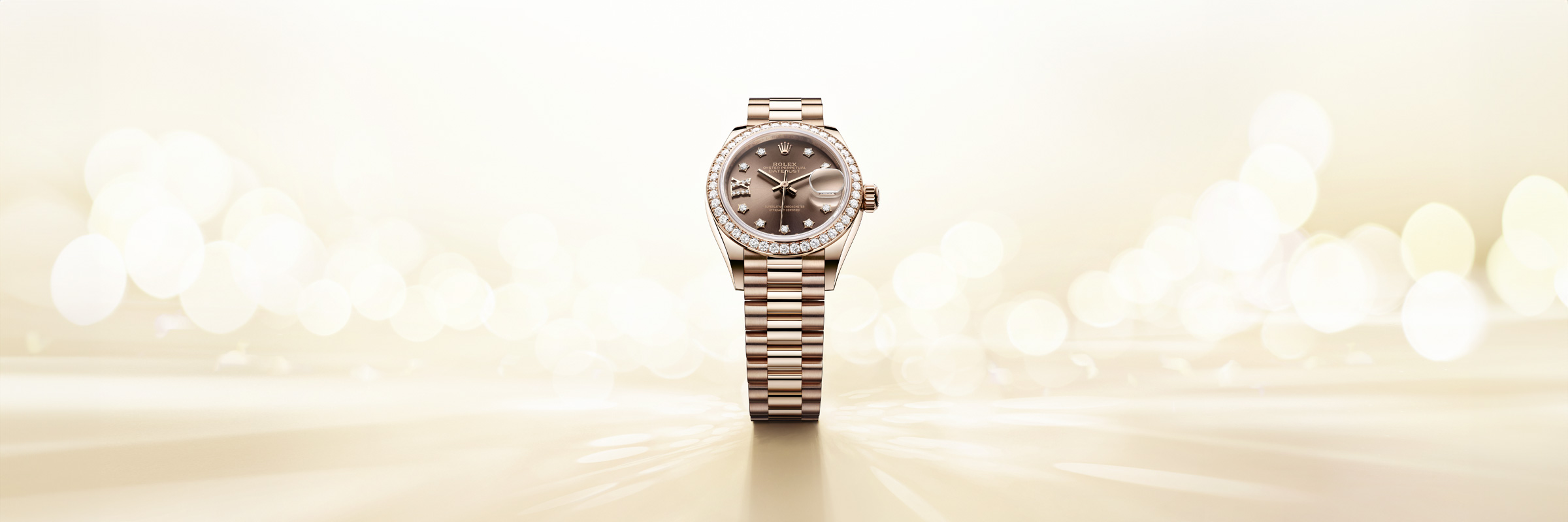 rolex Lady-Datejust in White Rolesor - combination of Oystersteel and white gold, M279384RBR-0004 - Globaltimepieces
