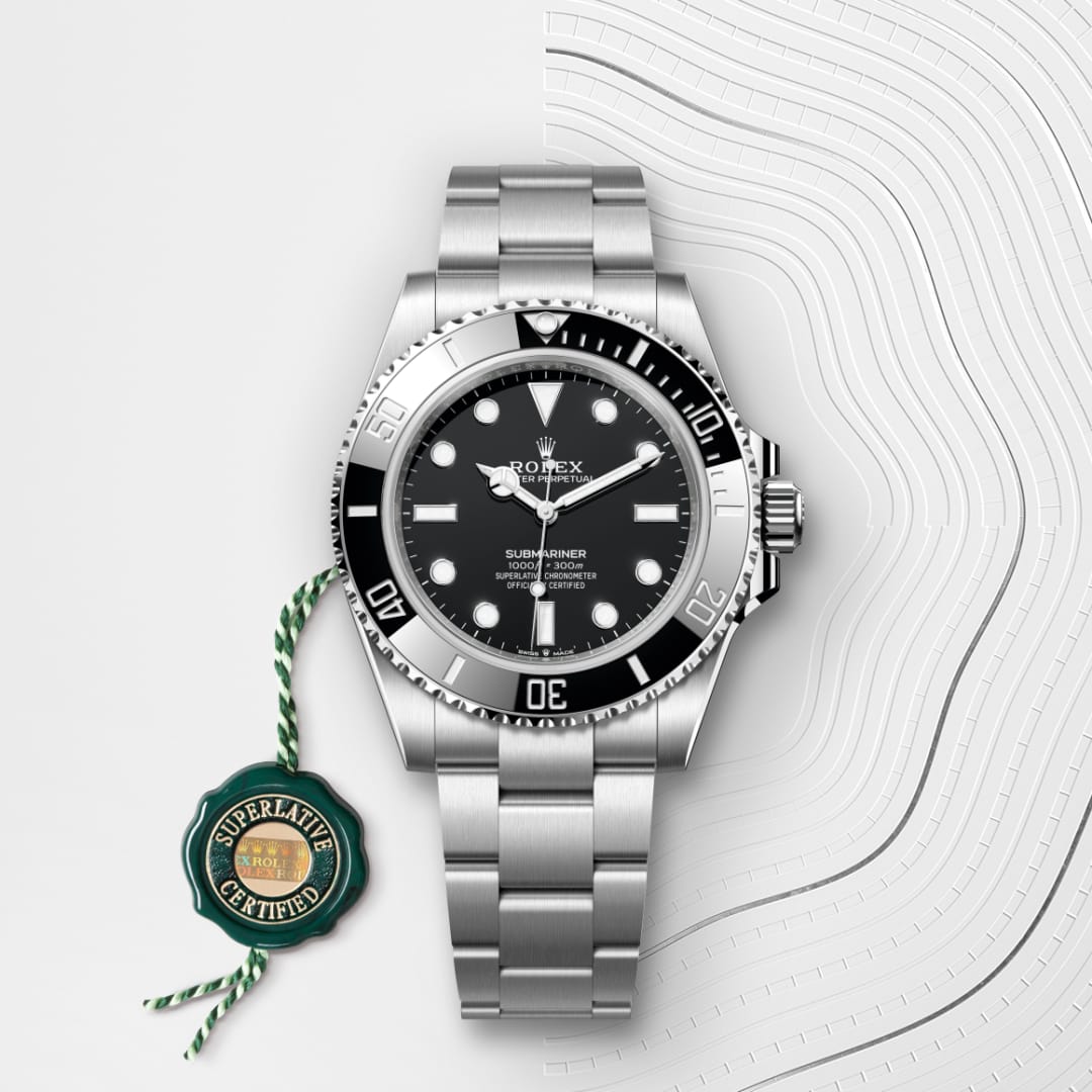 rolex Submariner in Oystersteel, M124060-0001 - Globaltimepieces