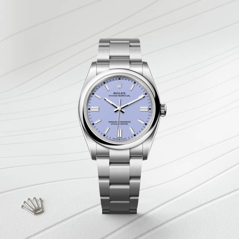 rolex Oyster Perpetual in Oystersteel, M126000-0013 - Globaltimepieces