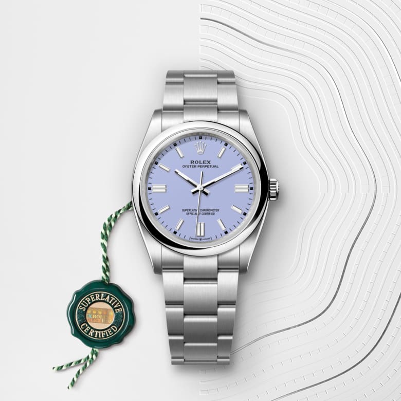rolex Oyster Perpetual in Oystersteel, M126000-0013 - Globaltimepieces