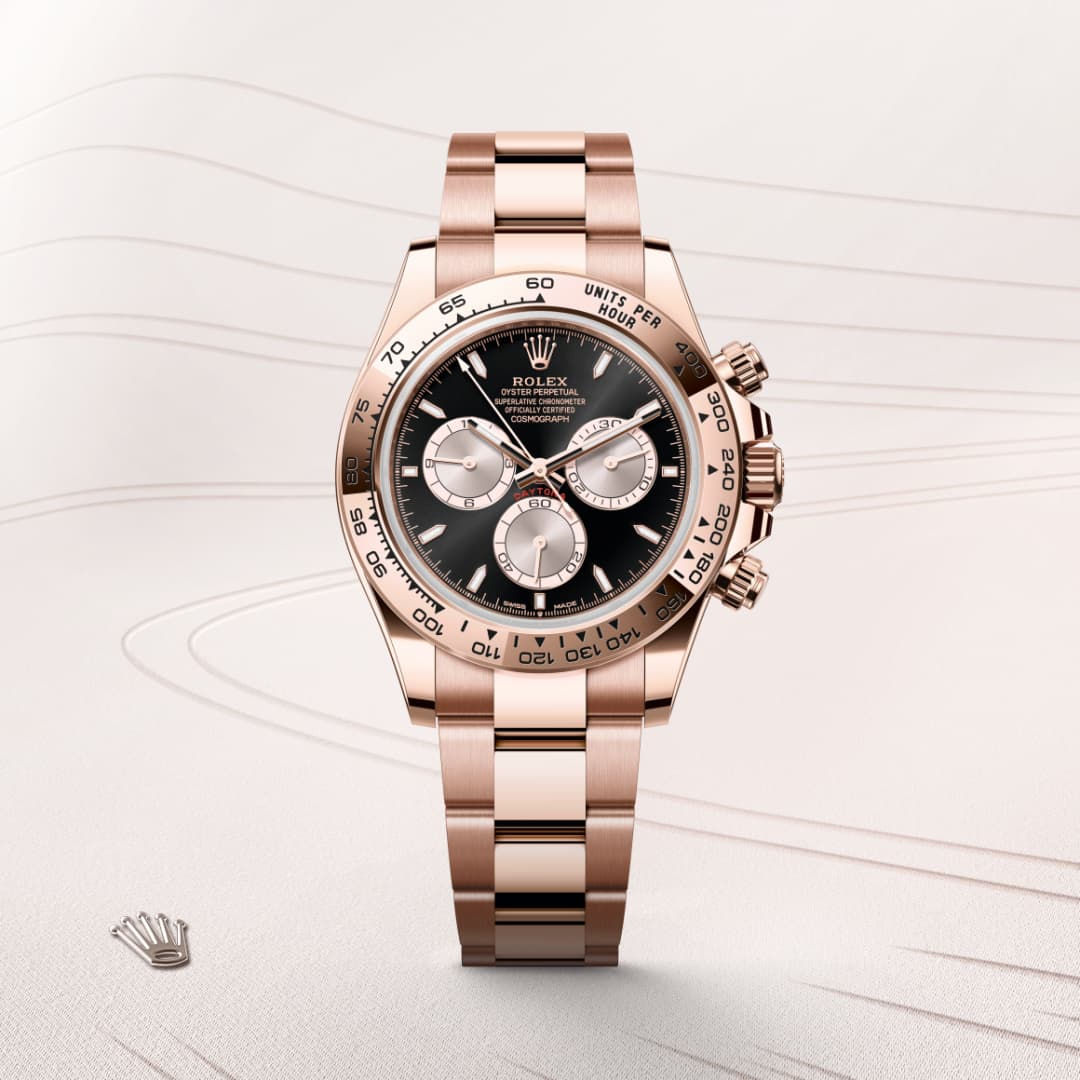 rolex Cosmograph Daytona in 18 ct Everose gold, M126505-0001 - Globaltimepieces