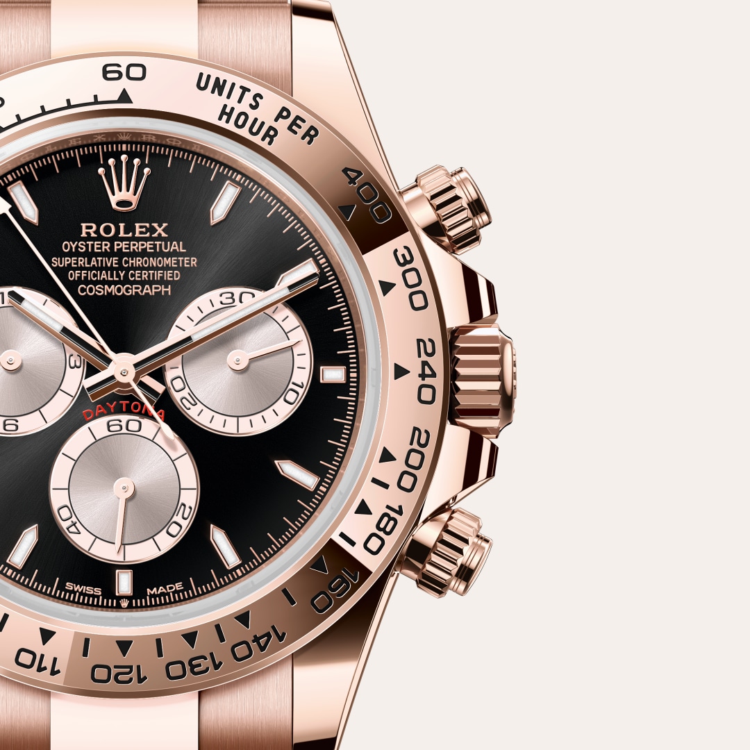 rolex Cosmograph Daytona in 18 ct Everose gold, M126505-0001 - Globaltimepieces