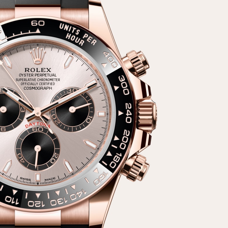 rolex Cosmograph Daytona in 18 ct Everose gold, M126515LN-0006 - Globaltimepieces