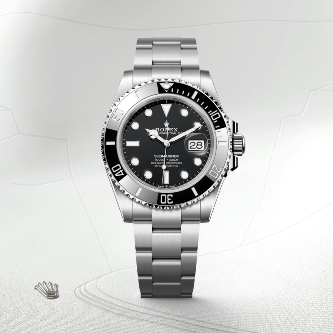 rolex Submariner in Oystersteel, M126610LN-0001 - Globaltimepieces