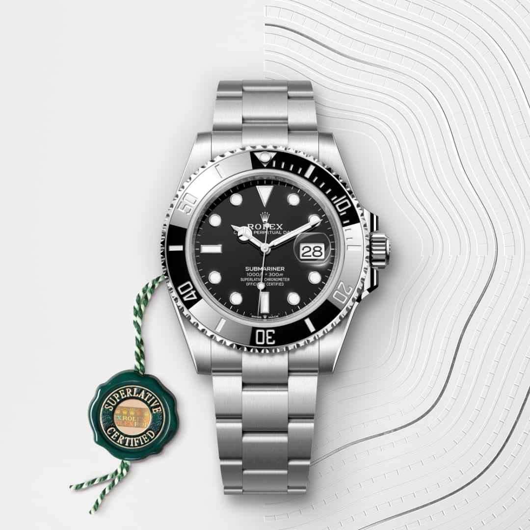 rolex Submariner in Oystersteel, M126610LN-0001 - Globaltimepieces