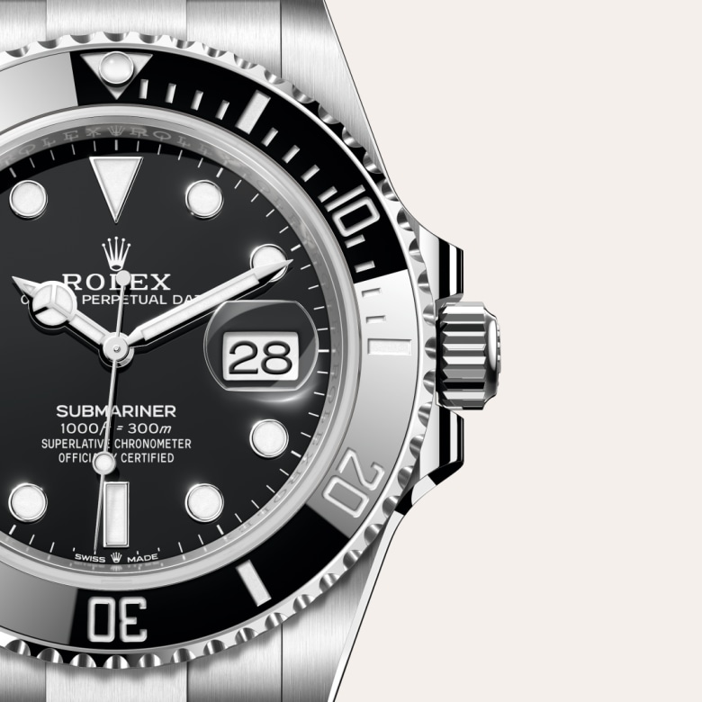 rolex Submariner in Oystersteel, M126610LN-0001 - Globaltimepieces