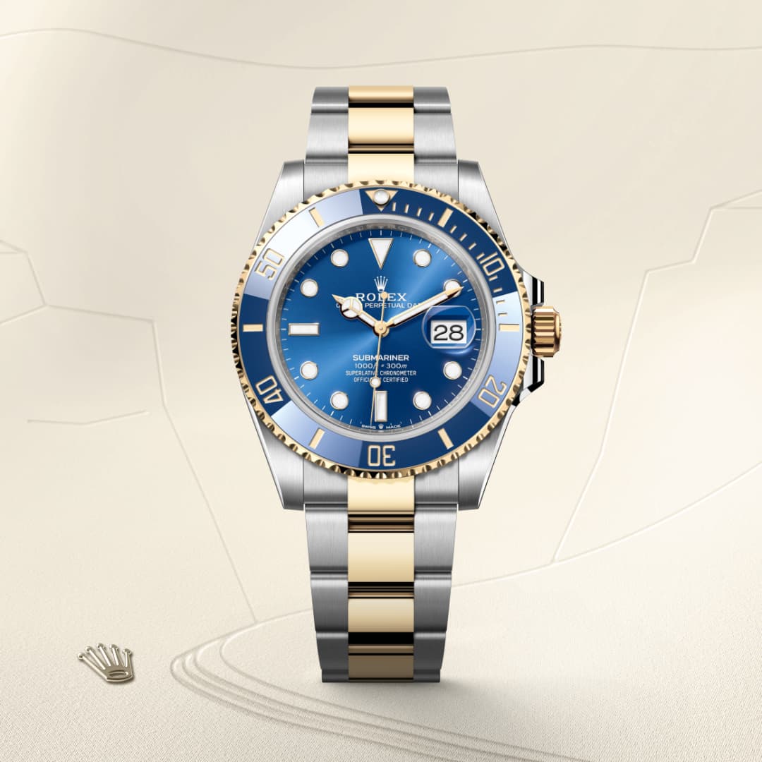rolex Submariner in Yellow Rolesor - combination of Oystersteel and yellow gold, M126613LB-0002 - Globaltimepieces