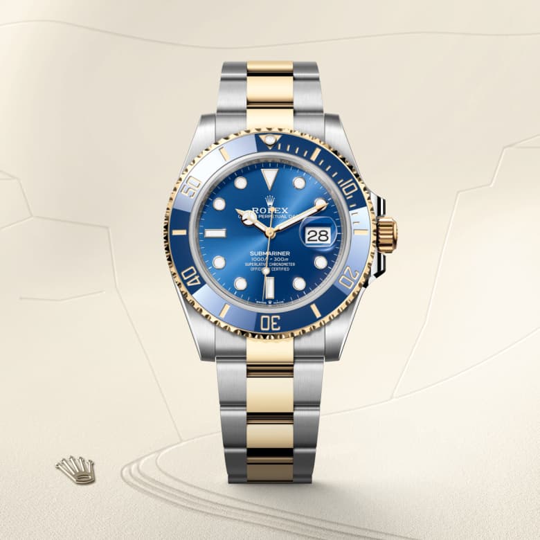 rolex Submariner in Yellow Rolesor - combination of Oystersteel and yellow gold, M126613LB-0002 - Globaltimepieces