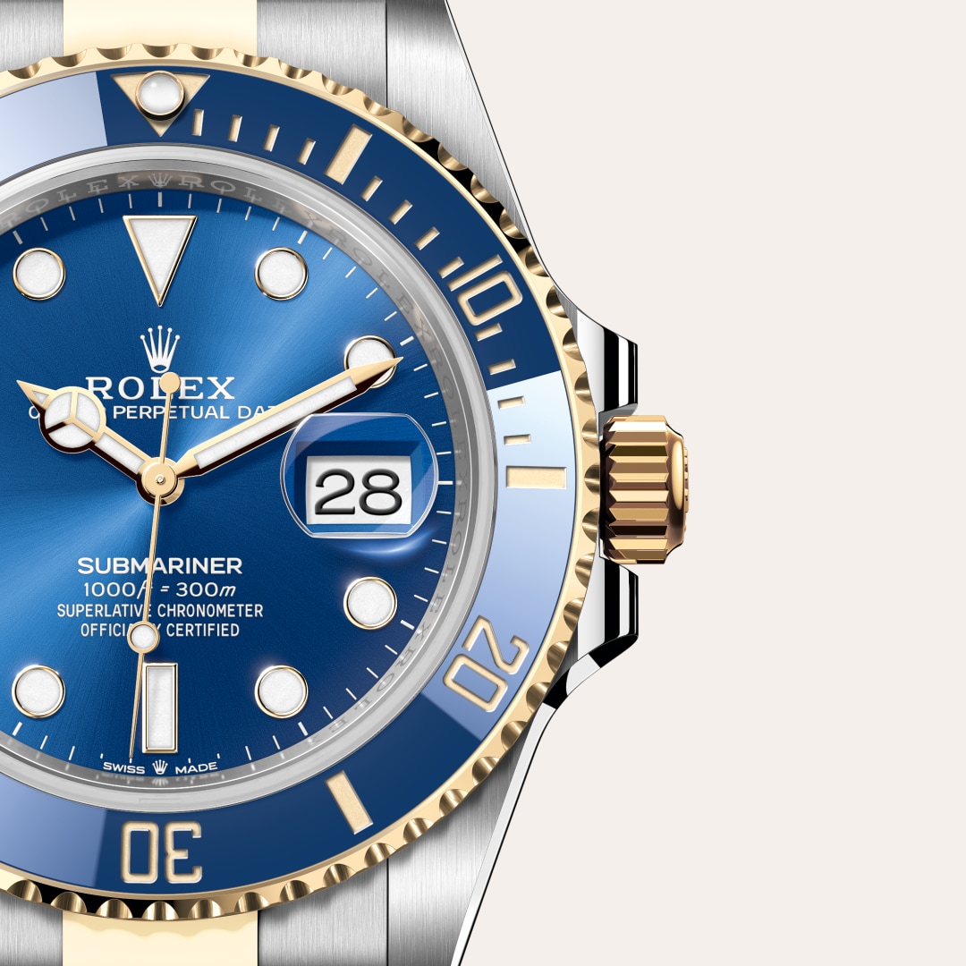 rolex Submariner in Yellow Rolesor - combination of Oystersteel and yellow gold, M126613LB-0002 - Globaltimepieces