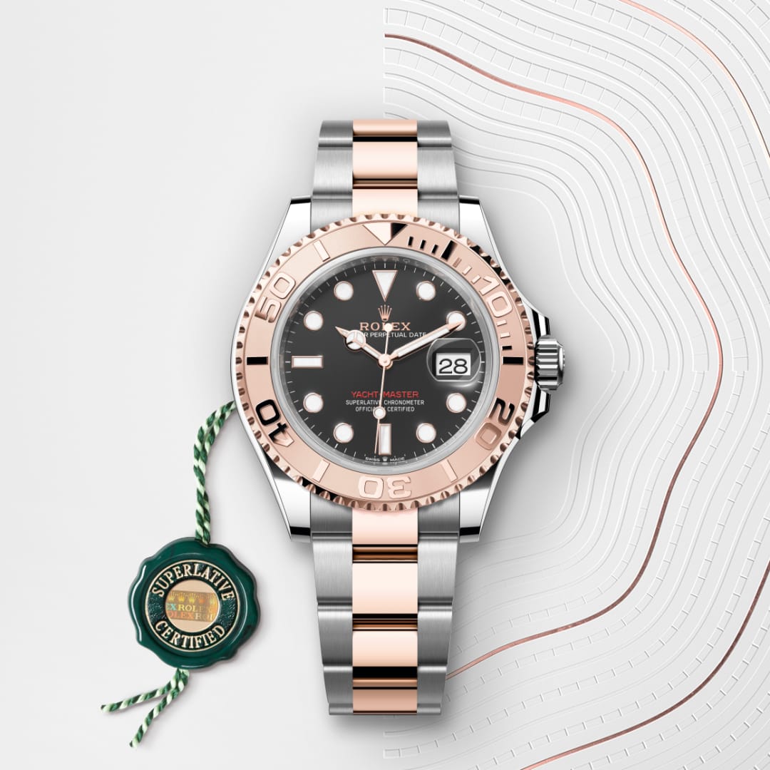 rolex Yacht-Master in Everose Rolesor - combination of Oystersteel and Everose gold, M126621-0002 - Globaltimepieces