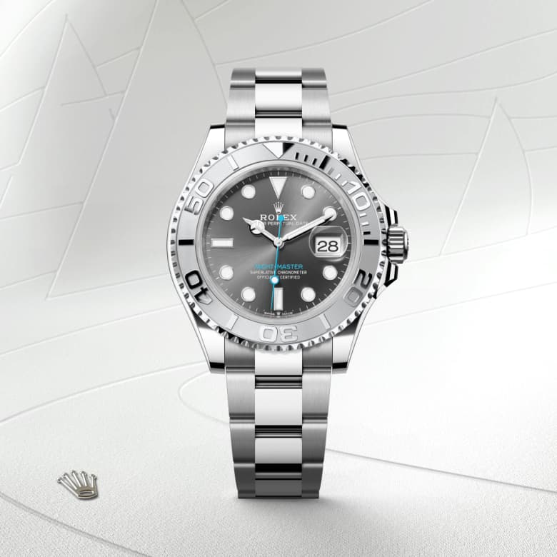 rolex Yacht-Master in Rolesium - combination of Oystersteel and platinum, M126622-0001 - Globaltimepieces