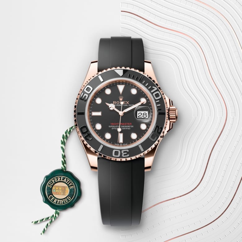 rolex Yacht-Master in 18 ct Everose gold, M126655-0002 - Globaltimepieces