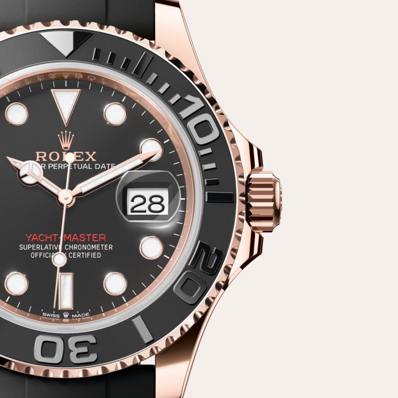 rolex Yacht-Master in 18 ct Everose gold, M126655-0002 - Globaltimepieces
