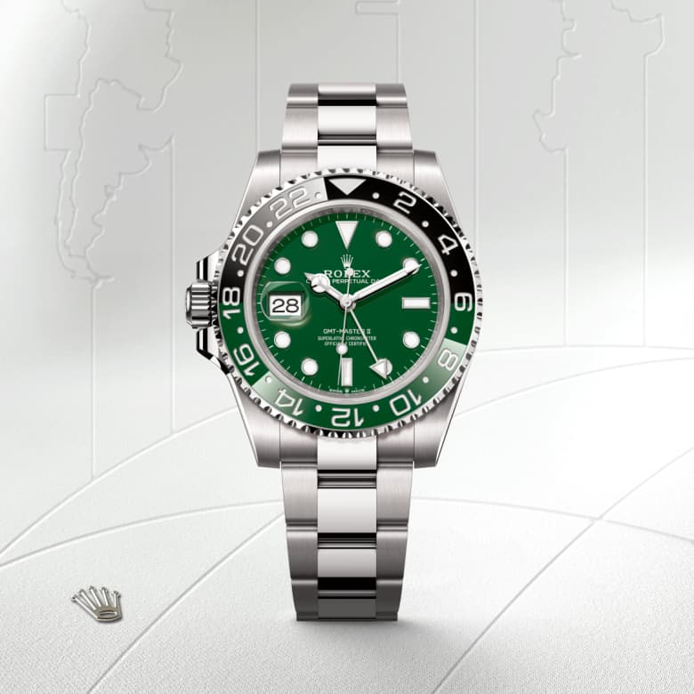rolex GMT-Master II in 18 ct white gold, M126729VTNR-0001 - Globaltimepieces