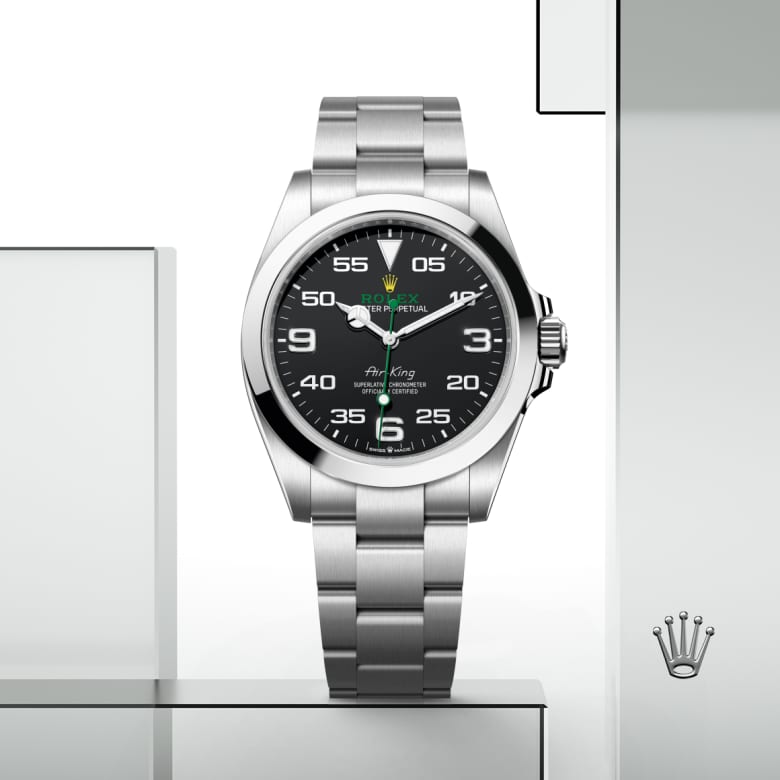 rolex Air-King in Oystersteel, M126900-0001 - Globaltimepieces