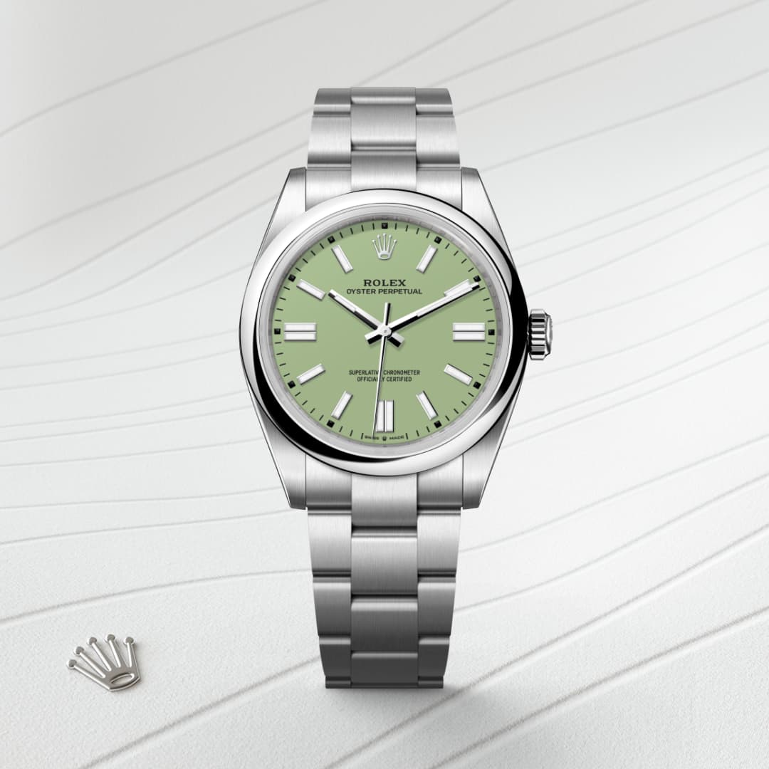 rolex Oyster Perpetual in Oystersteel, M134300-0006 - Globaltimepieces