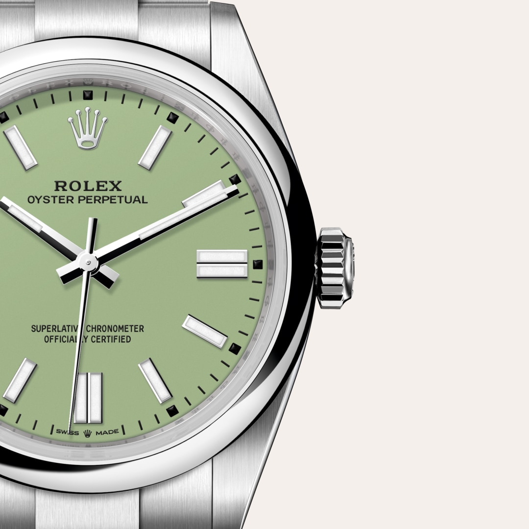 rolex Oyster Perpetual in Oystersteel, M134300-0006 - Globaltimepieces