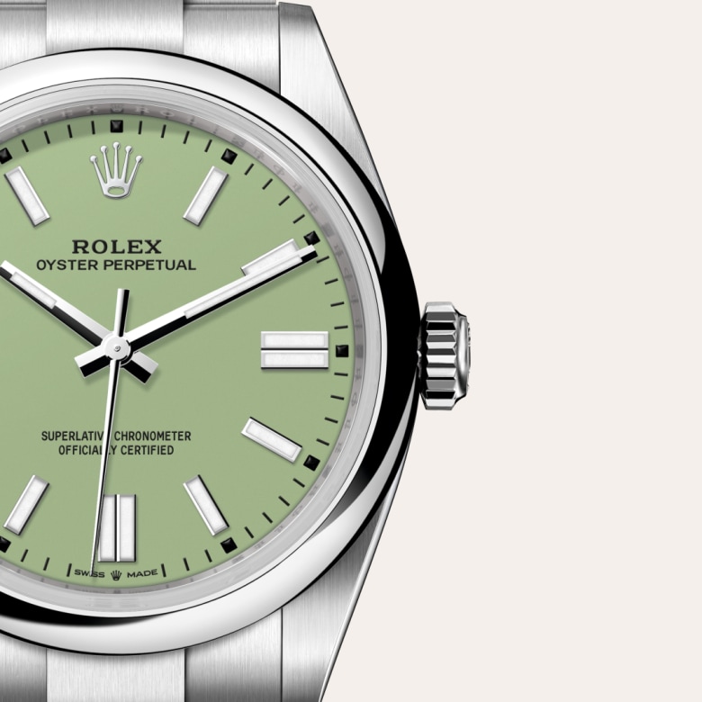 rolex Oyster Perpetual in Oystersteel, M134300-0006 - Globaltimepieces