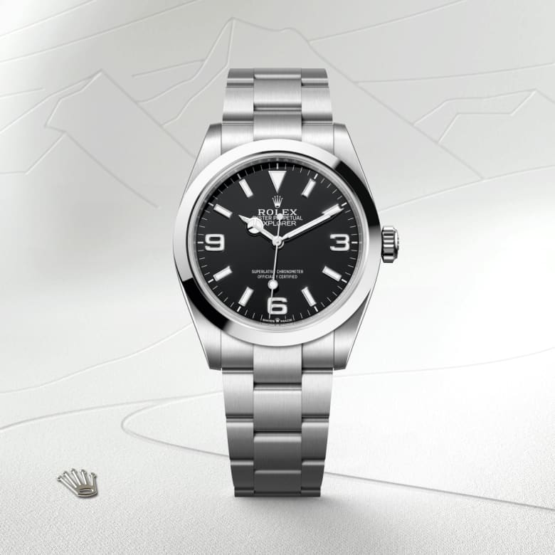 rolex Explorer in Oystersteel, M224270-0001 - Globaltimepieces