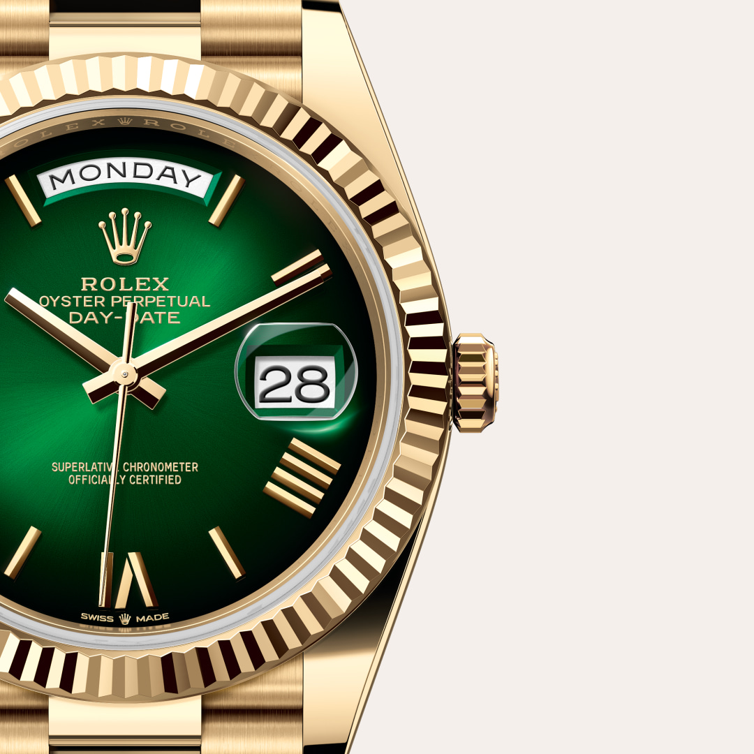 rolex Day-Date in 18 ct yellow gold, M228238-0069 - Globaltimepieces