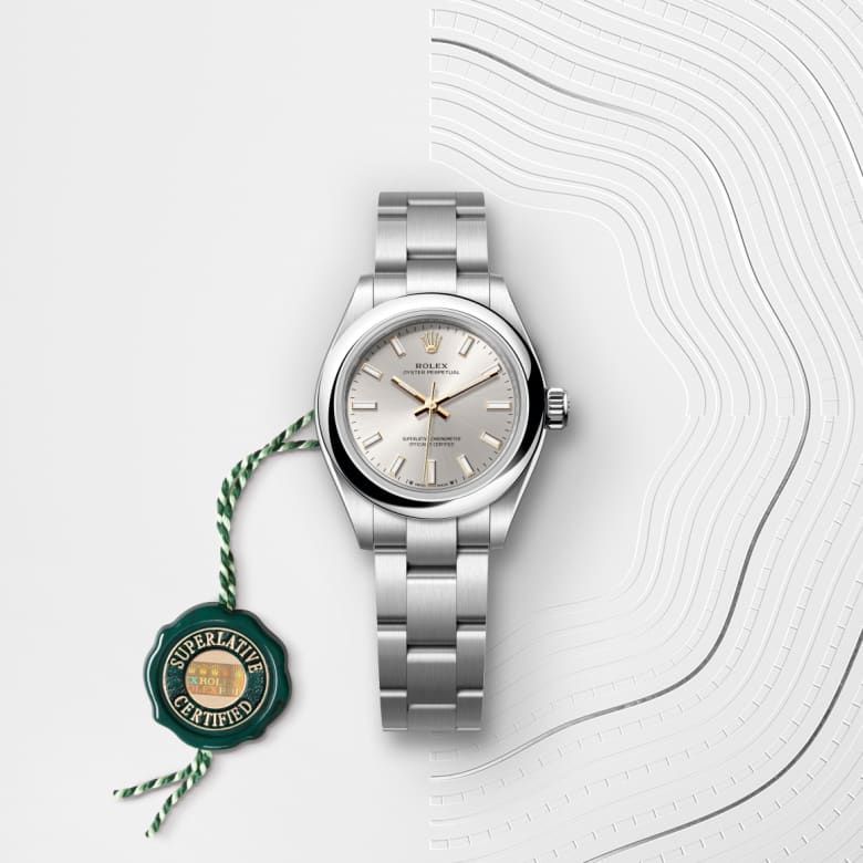 rolex Oyster Perpetual in Oystersteel, M276200-0001 - Globaltimepieces