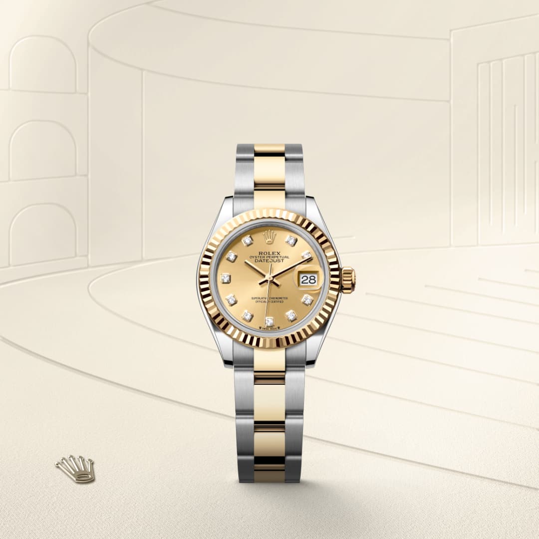 rolex Lady-Datejust in Yellow Rolesor - combination of Oystersteel and yellow gold, M279173-0012 - Globaltimepieces