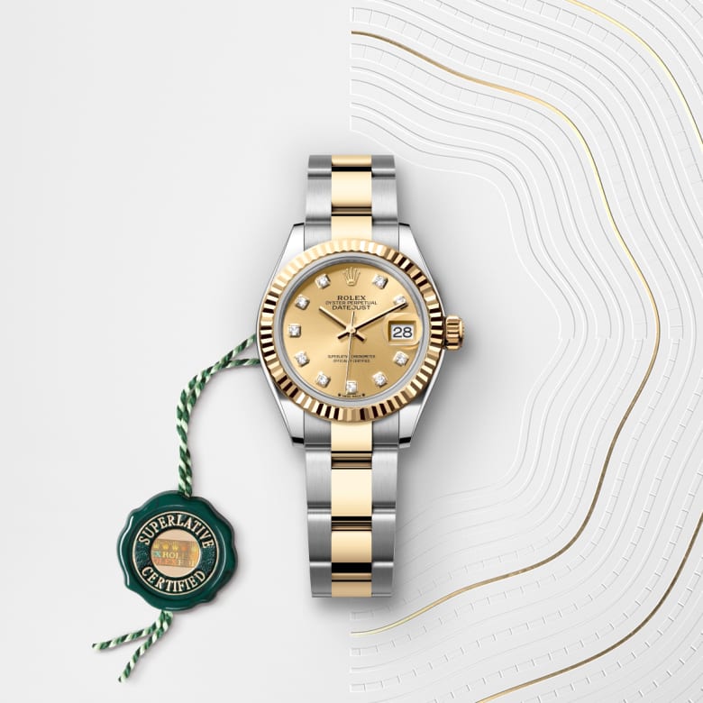 rolex Lady-Datejust in Yellow Rolesor - combination of Oystersteel and yellow gold, M279173-0012 - Globaltimepieces