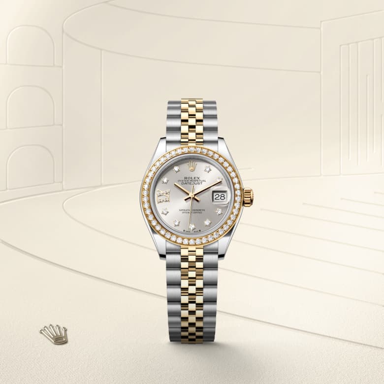 rolex Lady-Datejust in Yellow Rolesor - combination of Oystersteel and yellow gold, M279383RBR-0003 - Globaltimepieces
