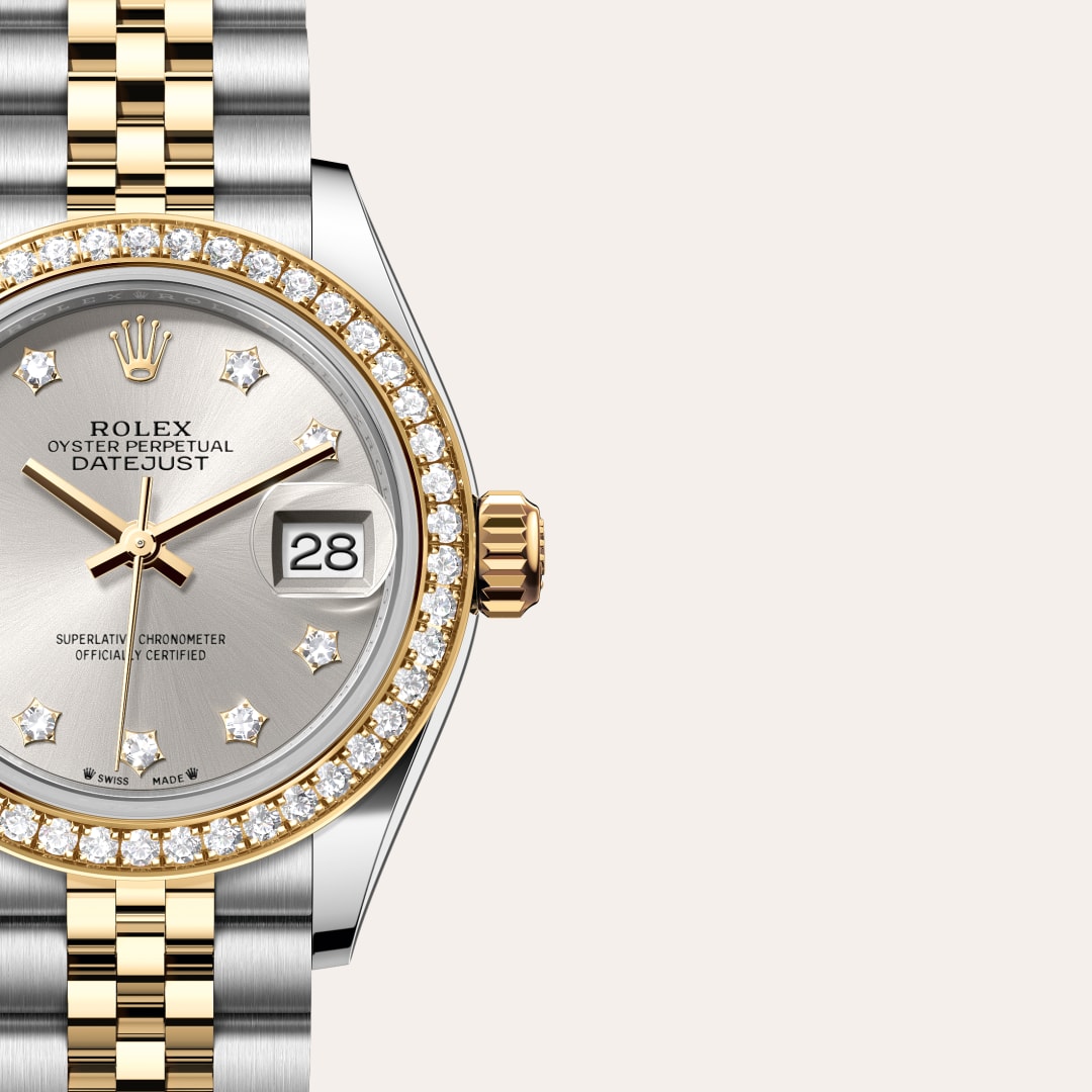 rolex Lady-Datejust in Yellow Rolesor - combination of Oystersteel and yellow gold, M279383RBR-0003 - Globaltimepieces