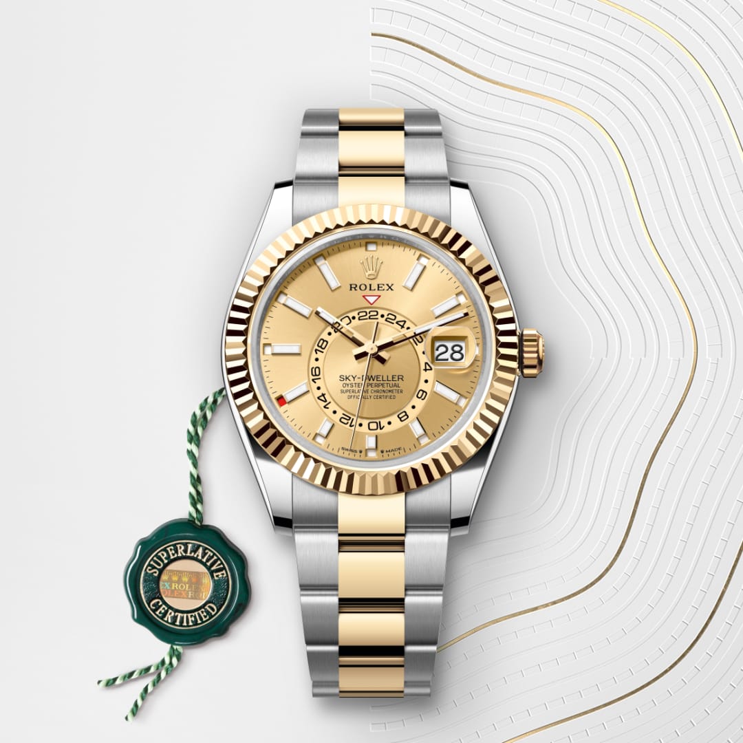 rolex Sky-Dweller in Yellow Rolesor - combination of Oystersteel and yellow gold, M336933-0001 - Globaltimepieces