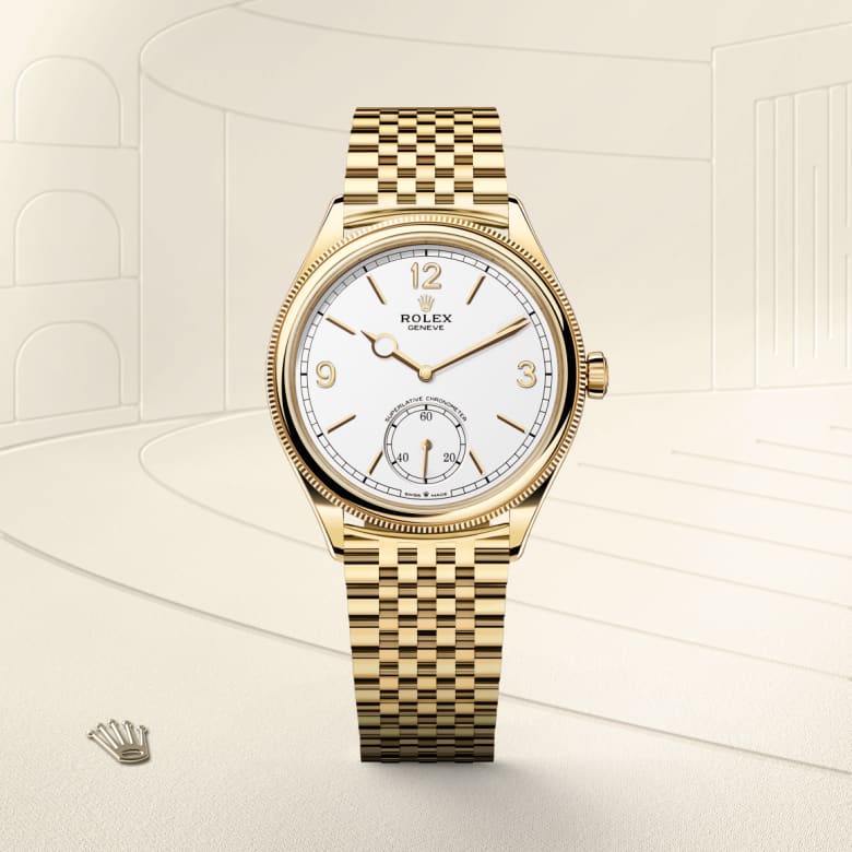 rolex 1908 in 18 ct yellow gold, M52508-0008 - Globaltimepieces