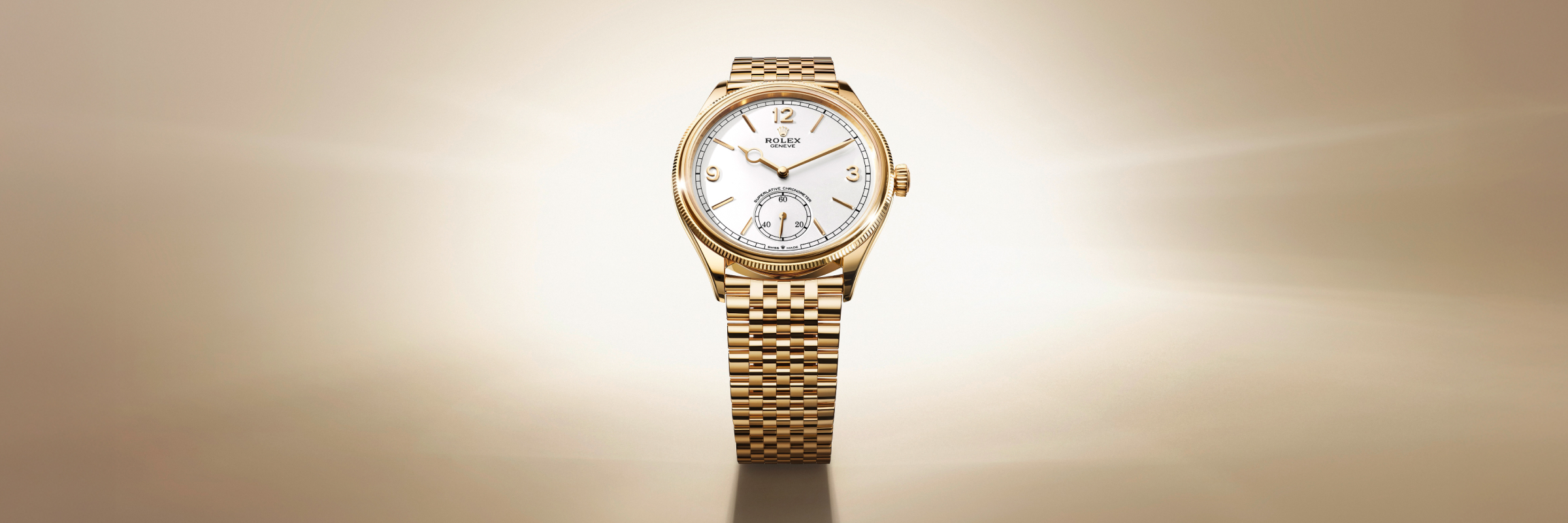 rolex 1908 in 18 ct yellow gold, M52508-0008 - Globaltimepieces